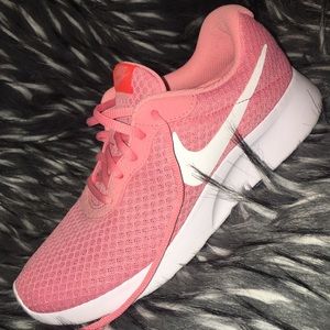 Pink Nike shoes